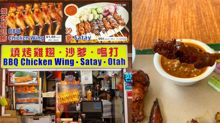 30 BBQ Chicken Wing Satay Otah